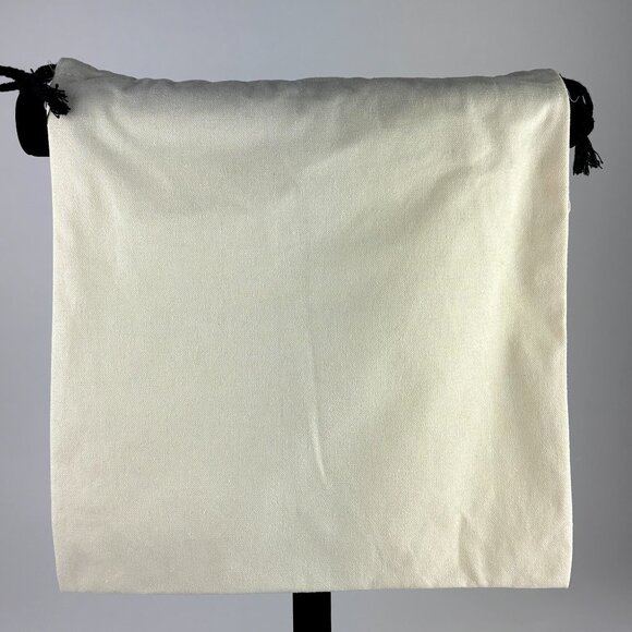 Pom Pom London Authentic Drawstring Dust Bag, Cream - Picture 5 of 7